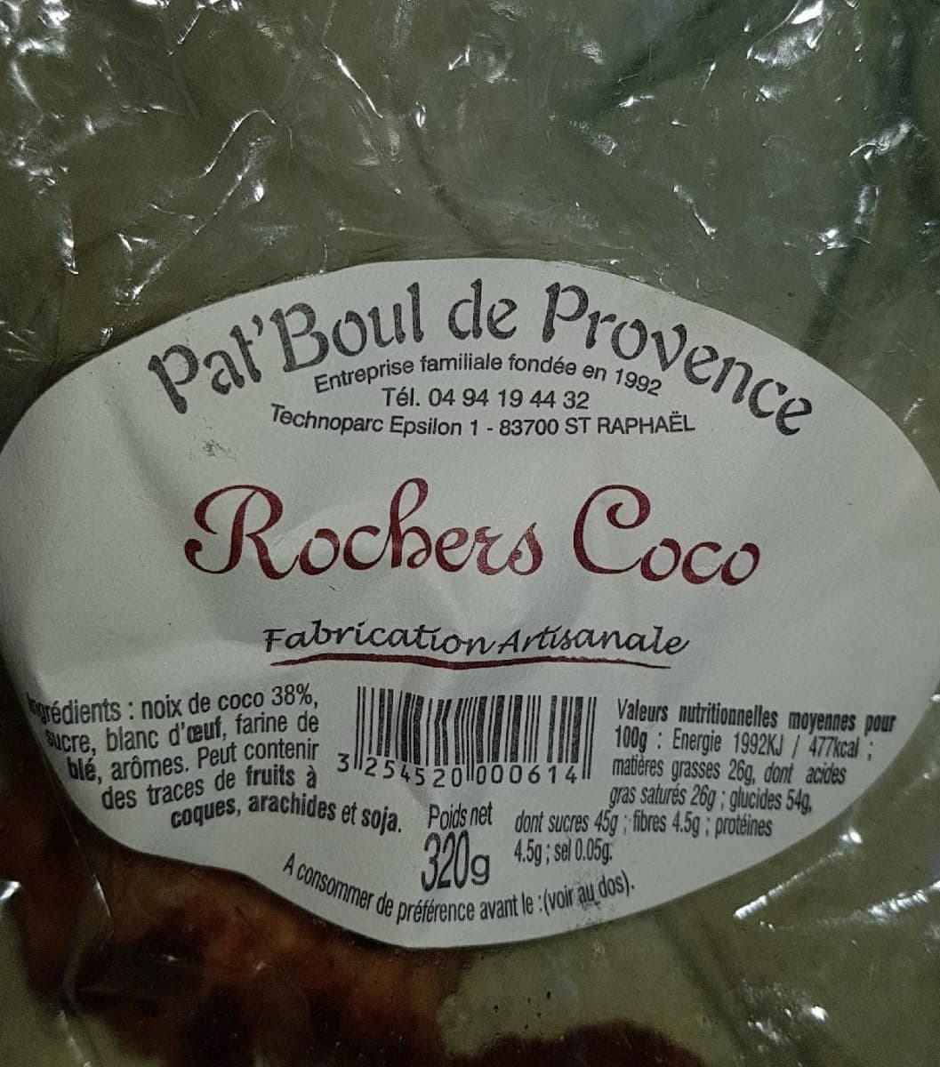 Pat' Boul de Provence Rochers Coco packshot