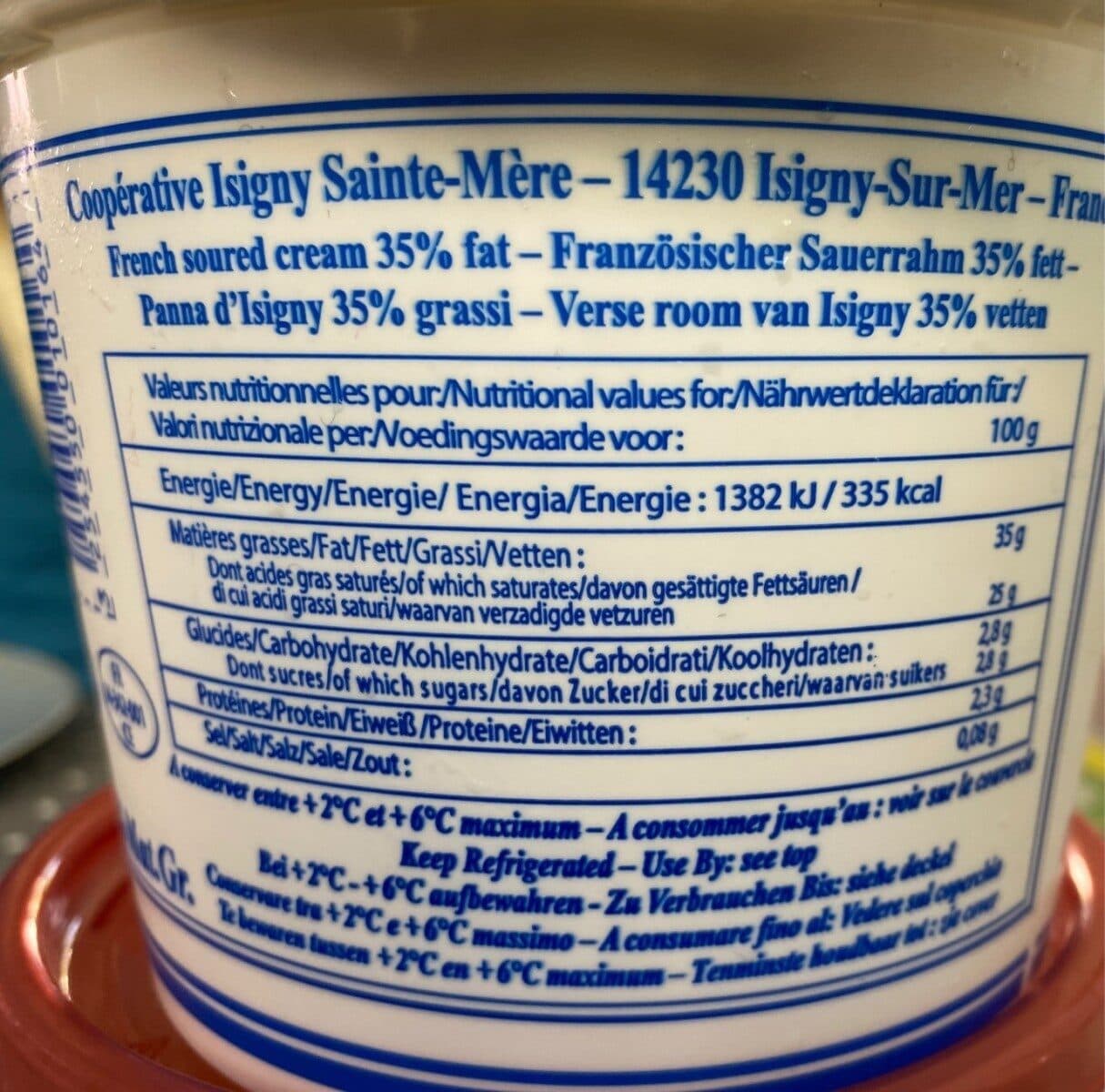 Isighy Creme Fraiche Isigny 40% Aop packshot