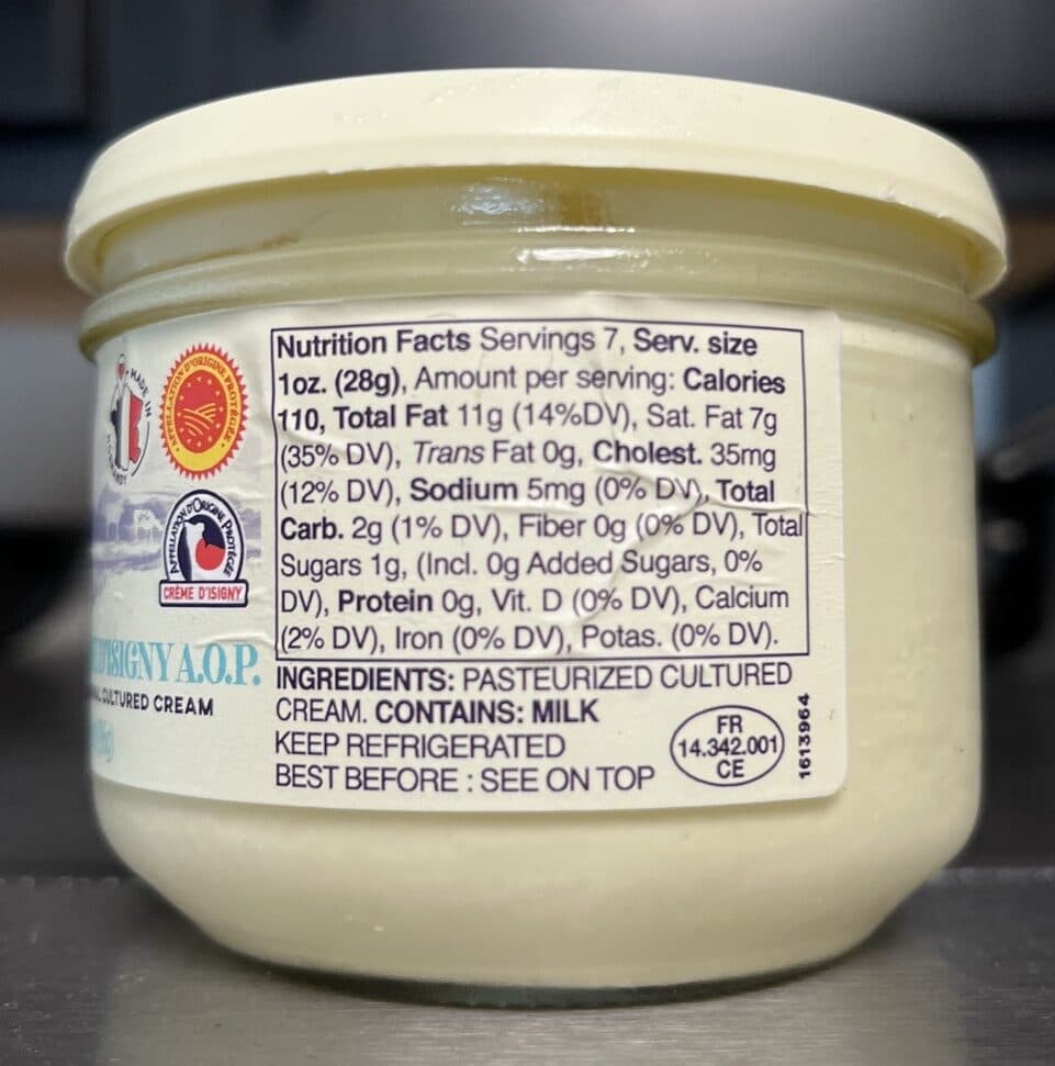 isigny sainte mère Crème fraiche d’Isigny packshot