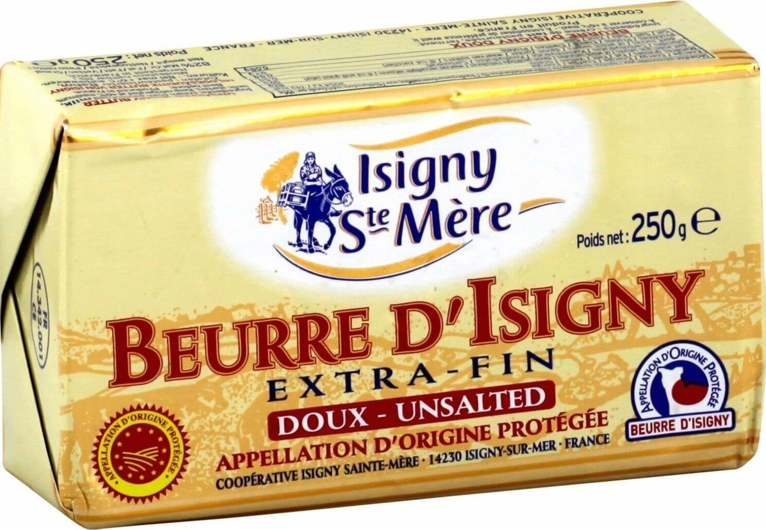 Isigny Ste Mère Beurre ISIGNY AOP DOUX packshot