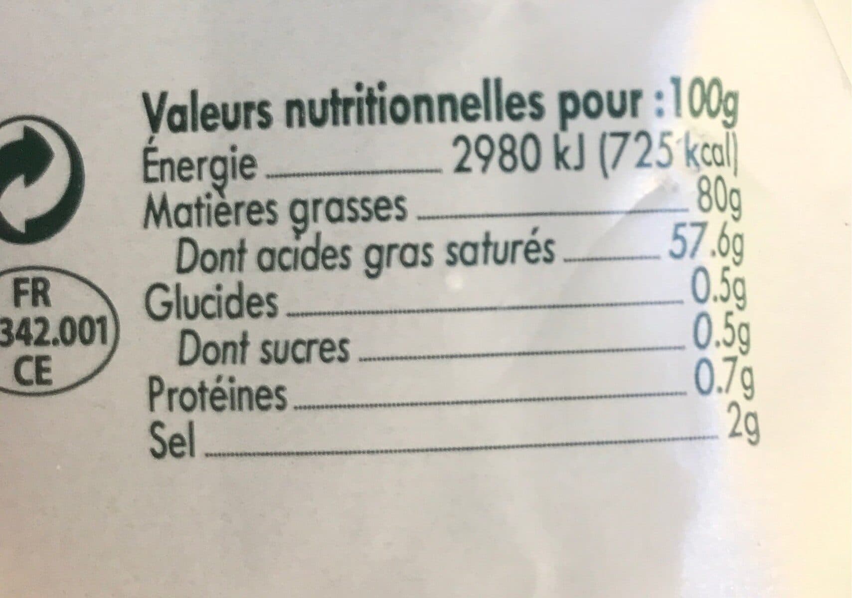 Isigny Ste Mère Beurre demi-sel gros grains packshot