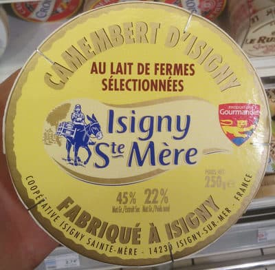 Isigny Ste Mère CAMEMBERT LAIT CRU packshot