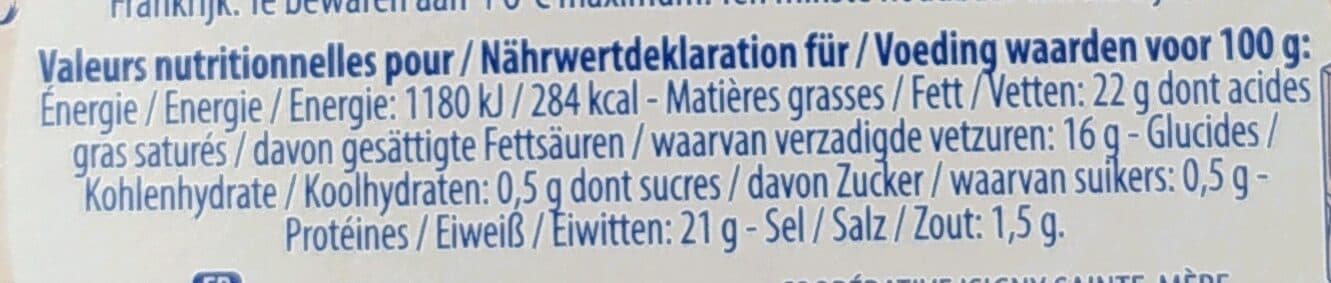 Isigny Ste Mère CAMEMBERT LAIT CRU packshot