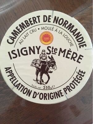 Isigny Saint Mère CAMEMBERT LAIT CRU packshot