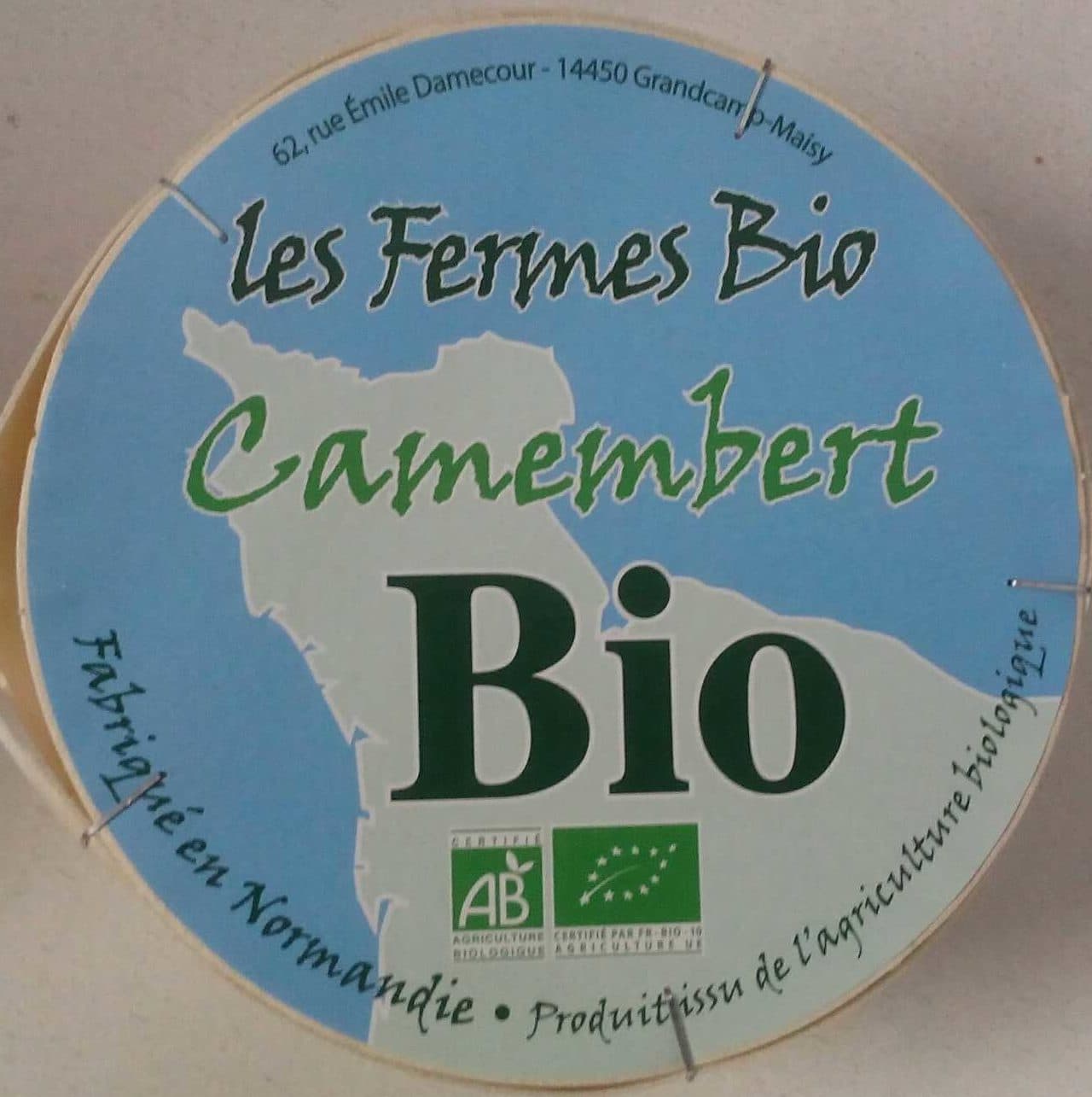 Les Fermes Bio Camembert bio packshot