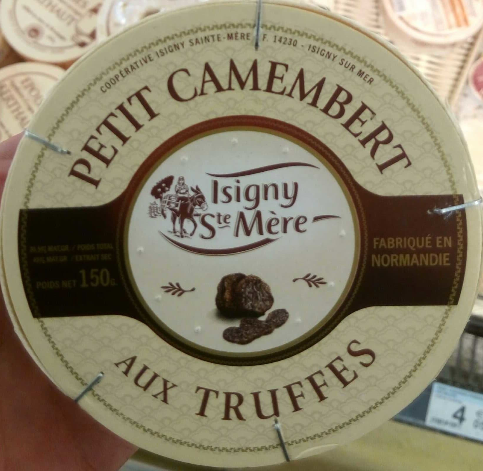 Isigny Ste Mère Petit camembert aux truffes packshot