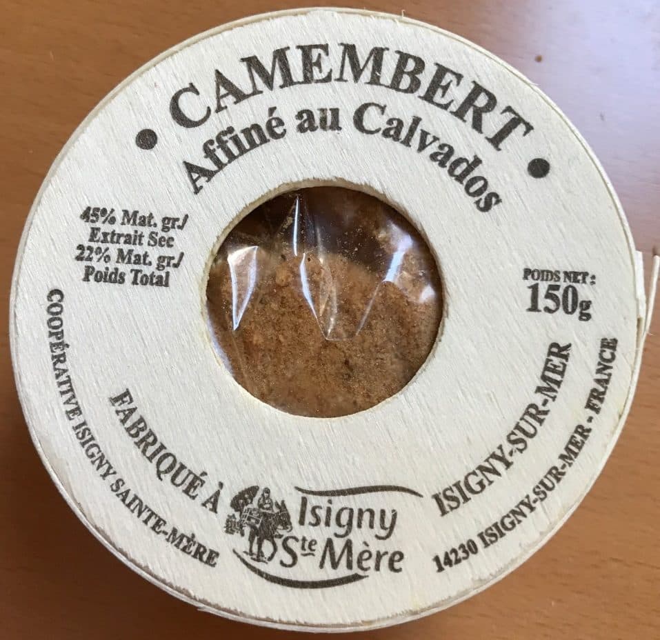 Isigny Ste Mère Camembert affiné au Calvados (22% MG) packshot
