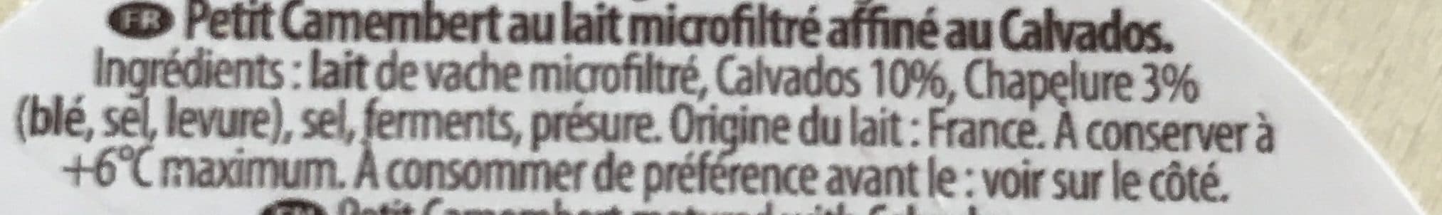 Isigny Ste Mère Camembert affiné au Calvados (22% MG) packshot