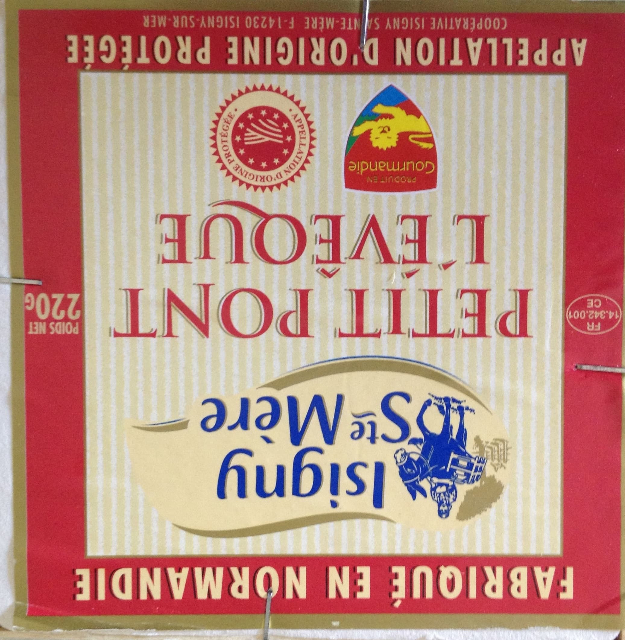 Isigny Sainte-Mère Petit Pont-L'Évêque packshot