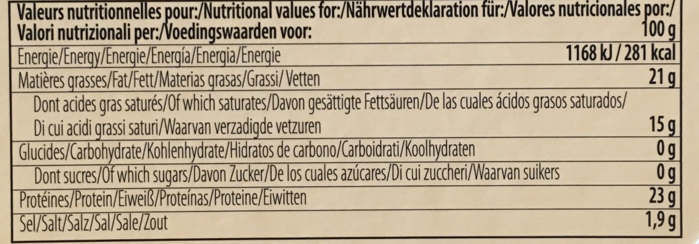 Isigny Ste Mère Livarot 22 % de matiere grasse packshot