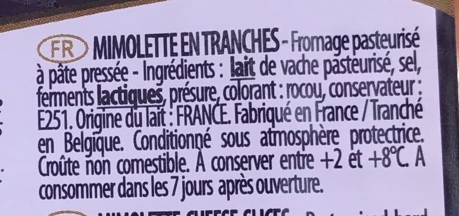 Isigny Ste Mère Mimolette Française packshot