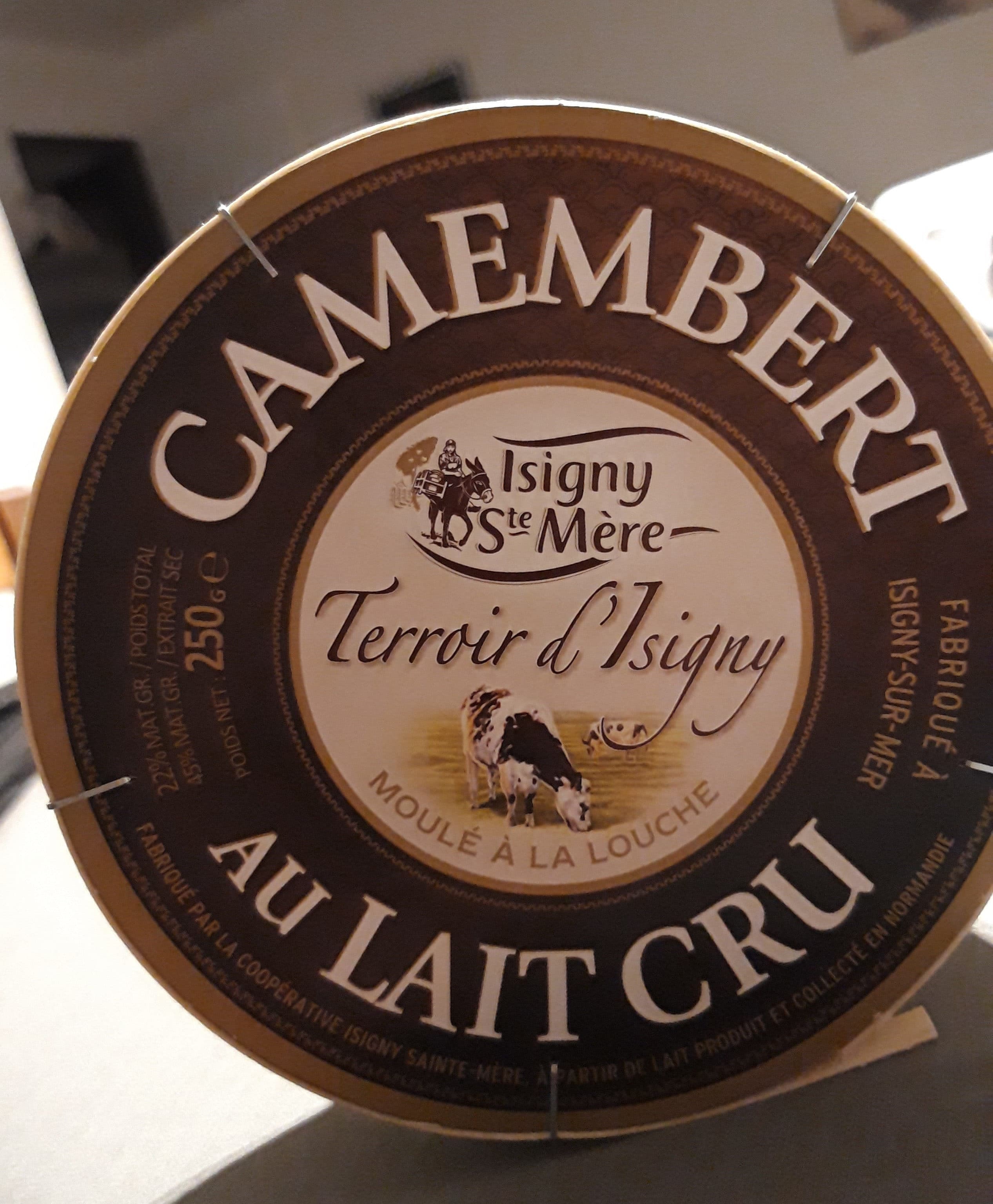 Isigny Ste Mère Camembert au lait cru moulé à la louche (22% MG) packshot