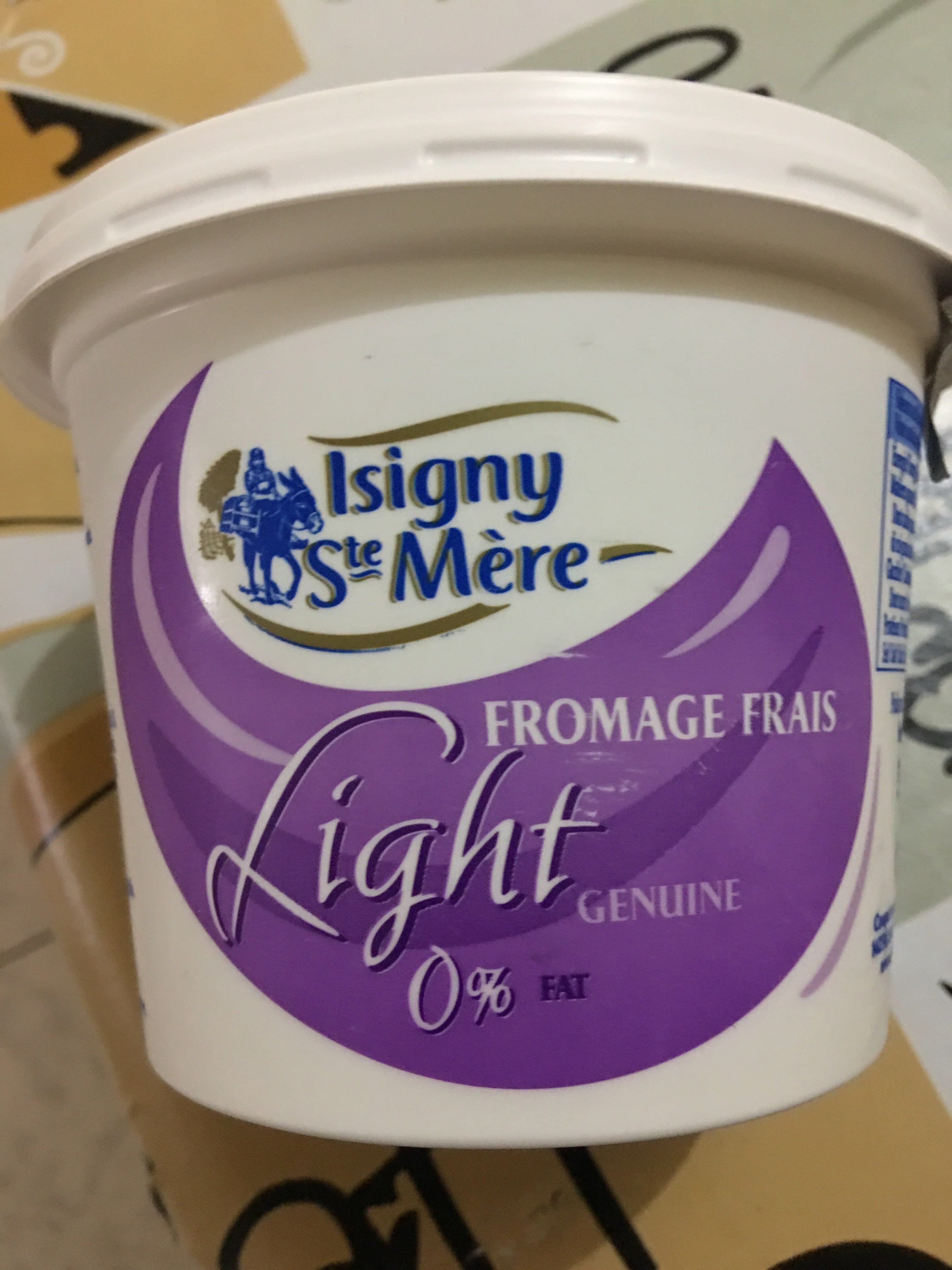 Isigny Ste Mère Fromage frais allégé 0% packshot