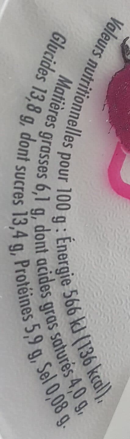 Isigny Ste Mere Fromage frais aux framboises packshot