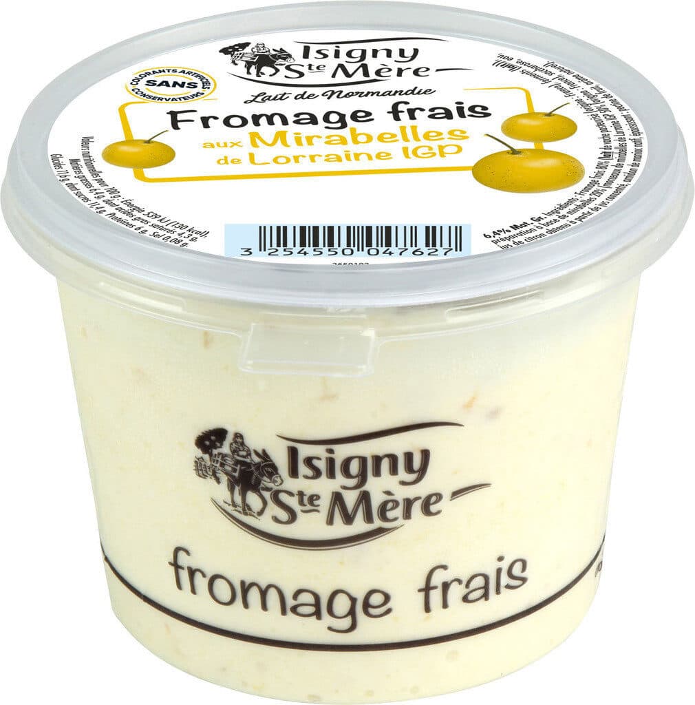 Isignu FROMAGE FRAIS MIRABELLES packshot