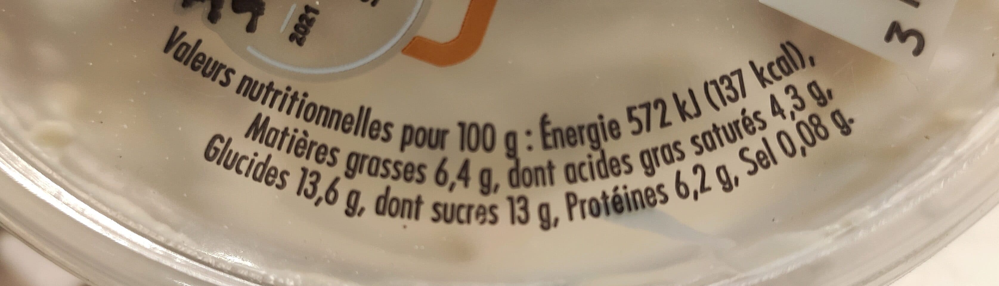 Isigny sainte mère Fromage frais aux pommes caramélisées packshot