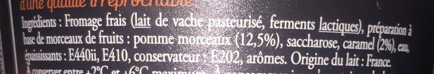 Isigny Ste Mère Fromages Frais aux Pommes Caramélisées packshot