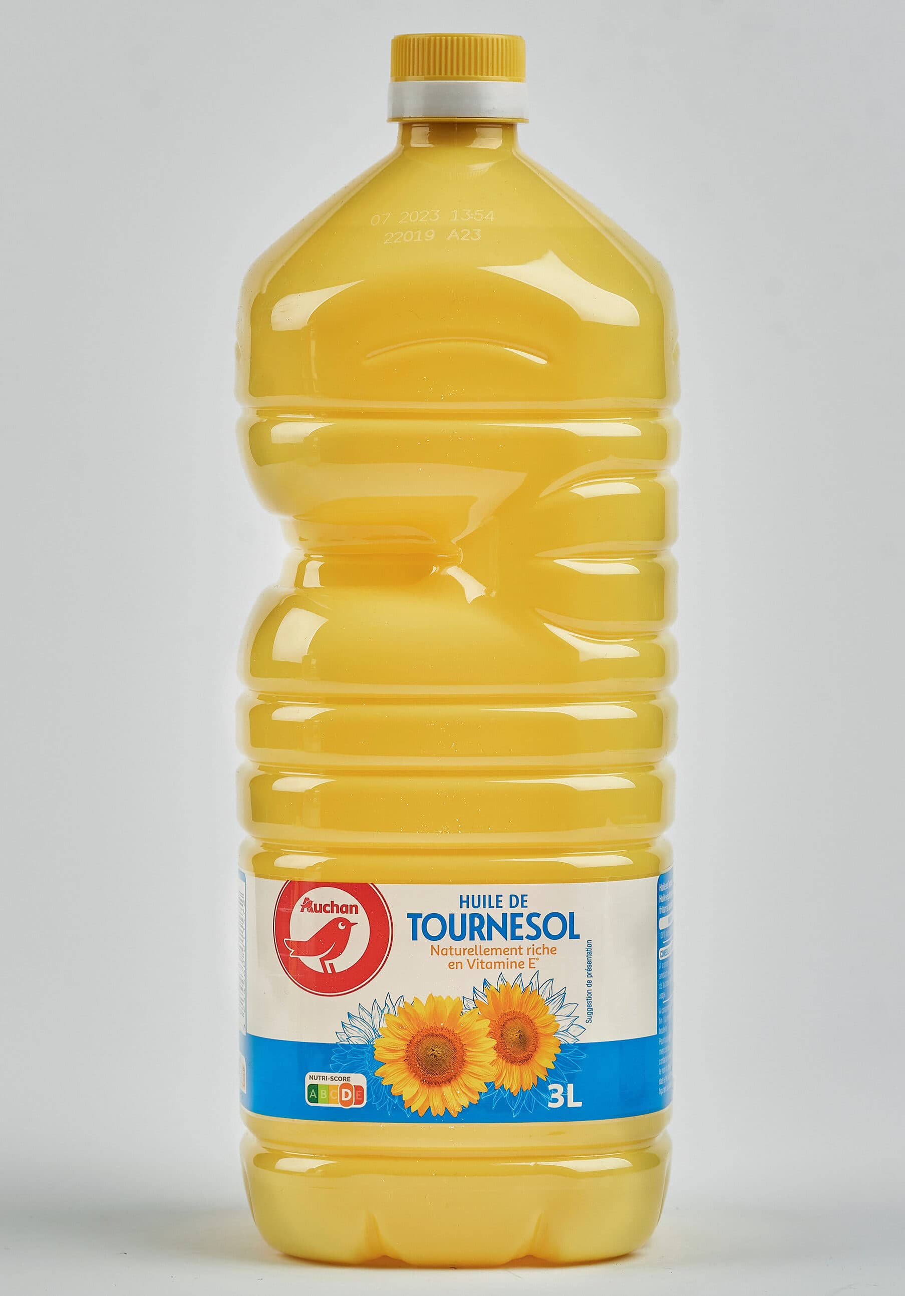 Auchan Huile de Tournesol naturellement riche en vitamine E* packshot