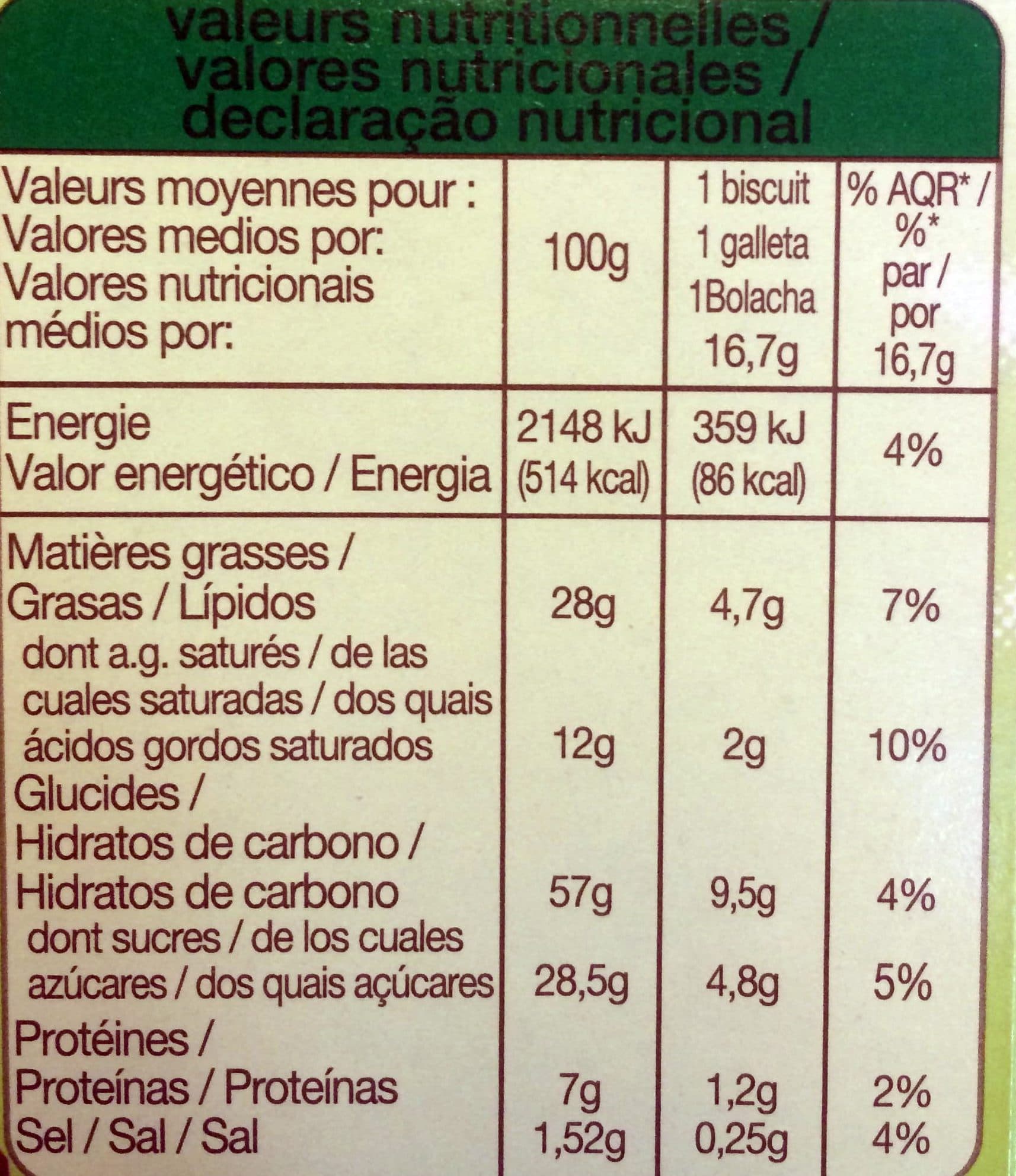 Auchan Les classiques - Cookies noix pépites de chocolat packshot
