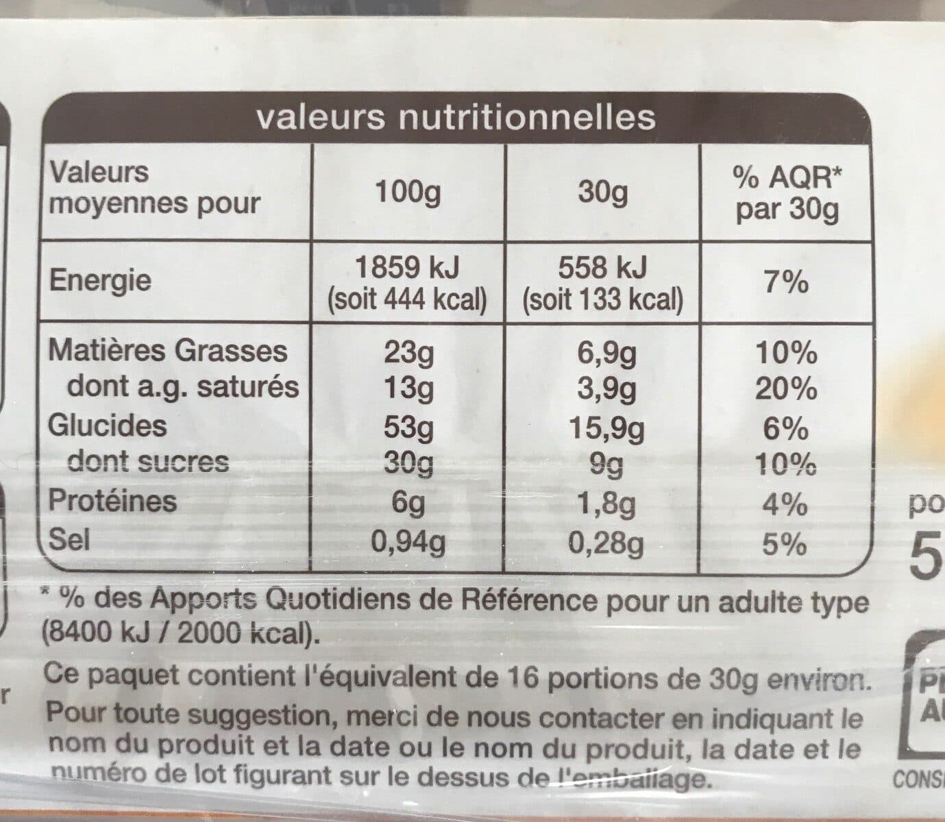 Auchan Quatre-quarts pur beurre packshot