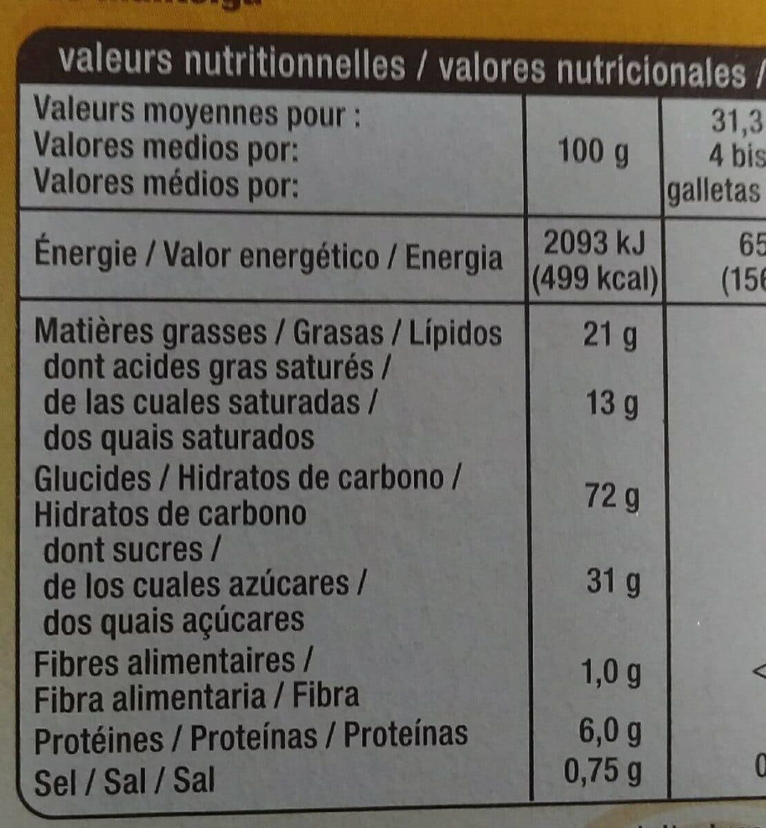 Auchan Galettes Bretonnes pur beurre packshot