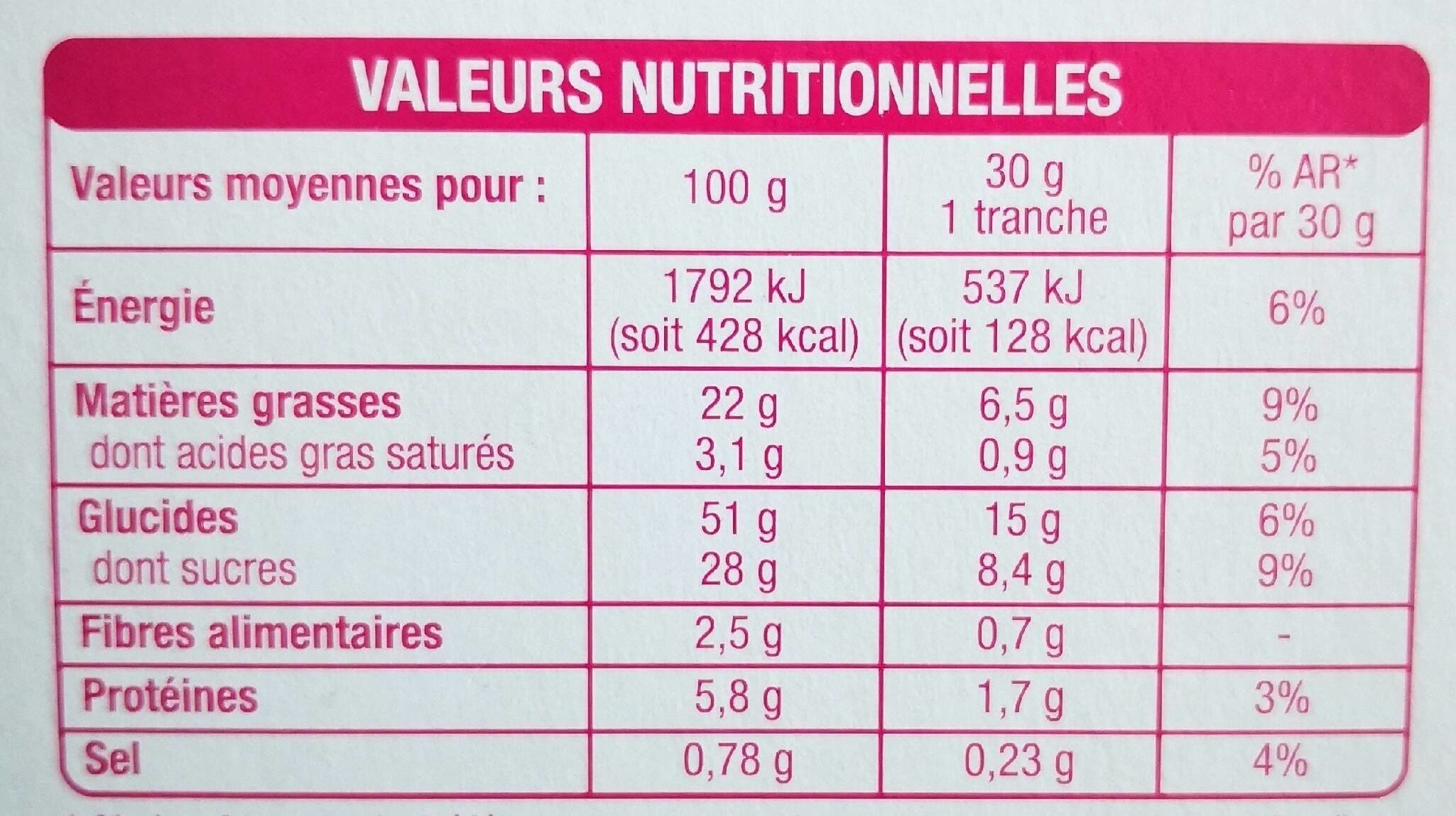Auchan Marbré goût chocolat packshot
