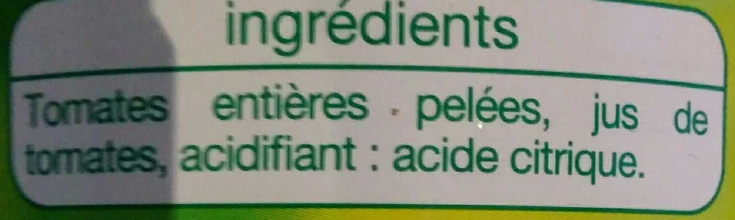 Auchan Tomates entieres pelees au jus packshot