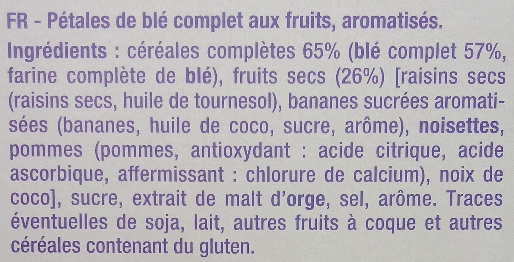 Auchan PETALES FRUITS et FIBRES packshot