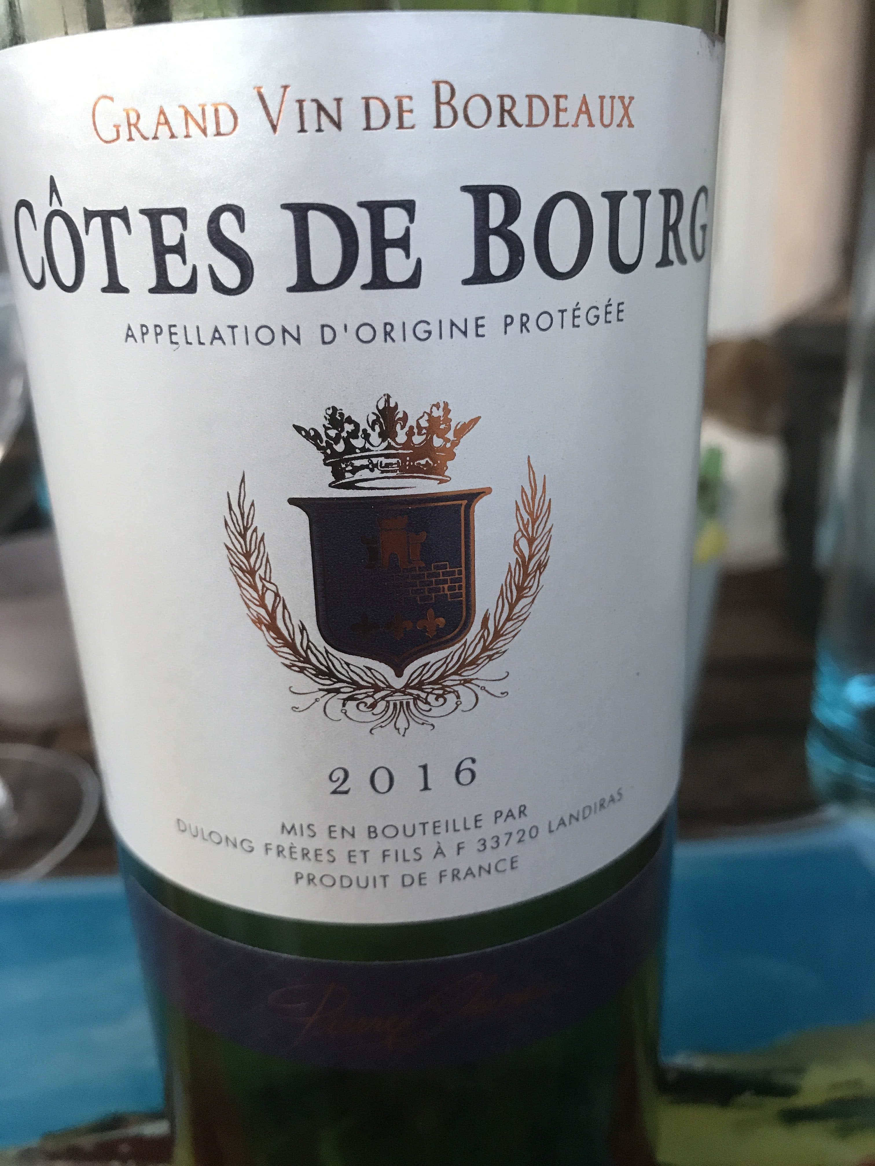 Cotes de Bourg Pierre Charau rouge packshot