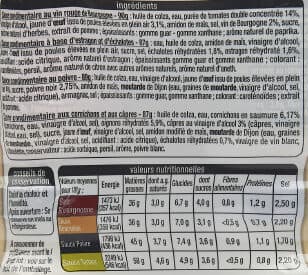 Auchan Sauces Assortiments Bourguignonne Béarnaise Poivre Tartare packshot