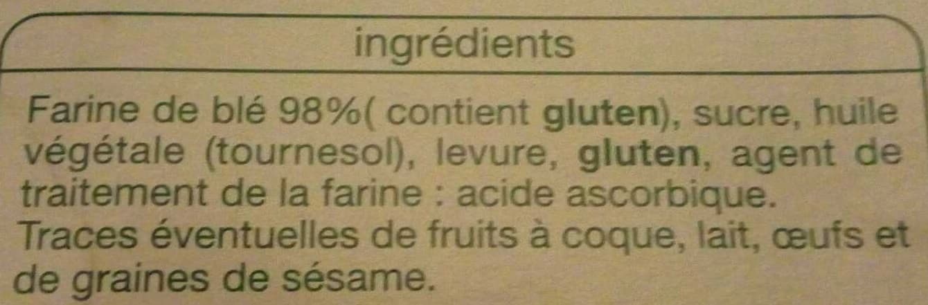 Auchan Biscottes sans sel ajouté packshot