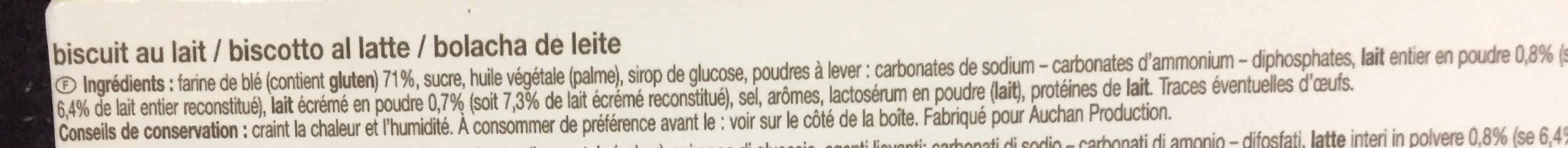 Auchan Petit lait packshot