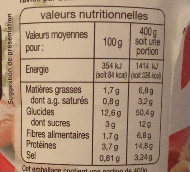 Auchan Ravioli pur boeuf packshot