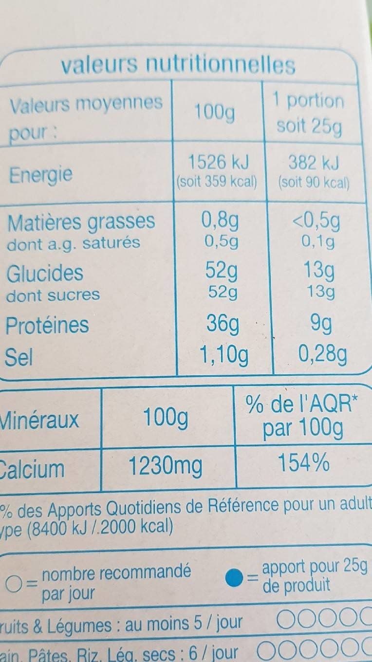auchamp lait en poudre écrémé packshot