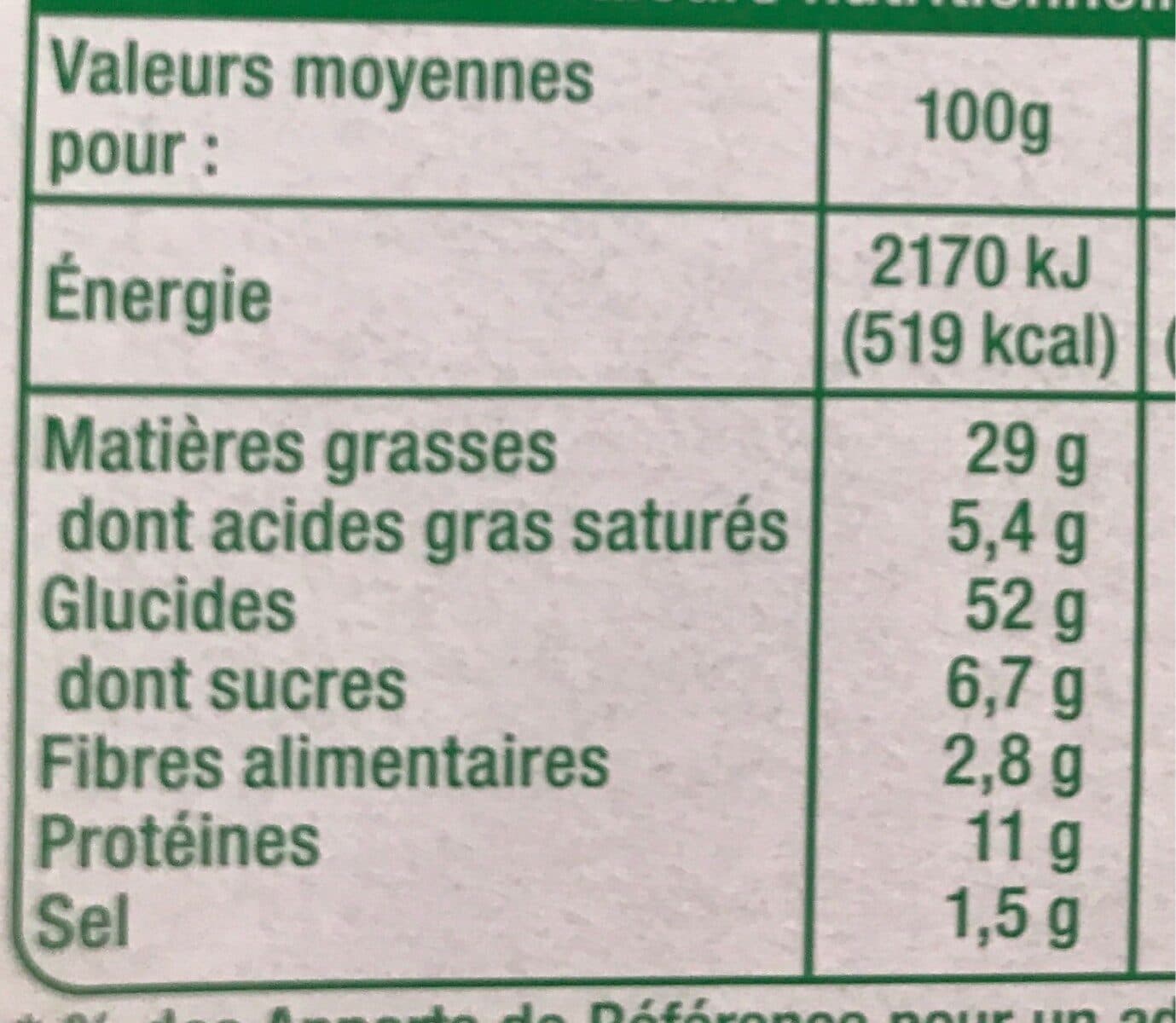 Auchan Pizz'apéro saveur pizza packshot