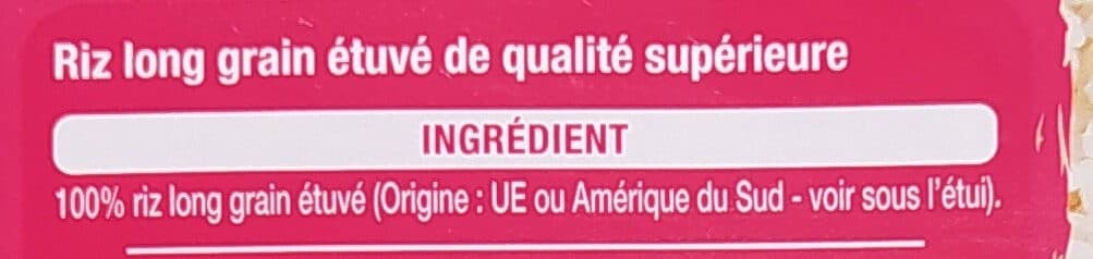 Auchan Riz long grain incollable packshot