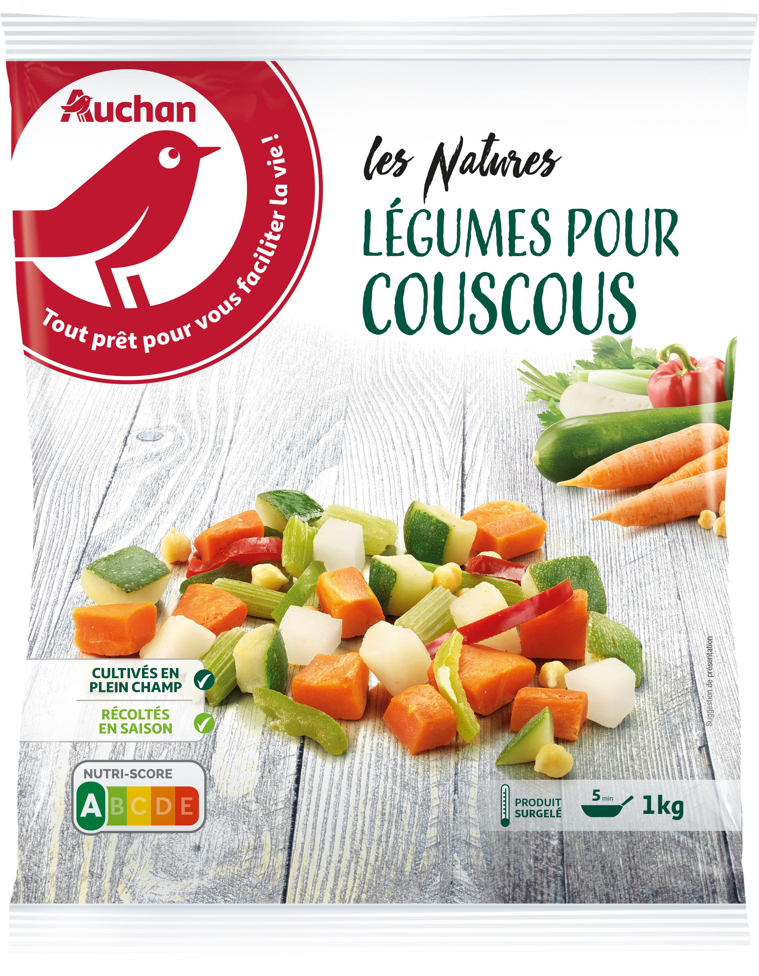 Auchan Légumes pour couscous packshot