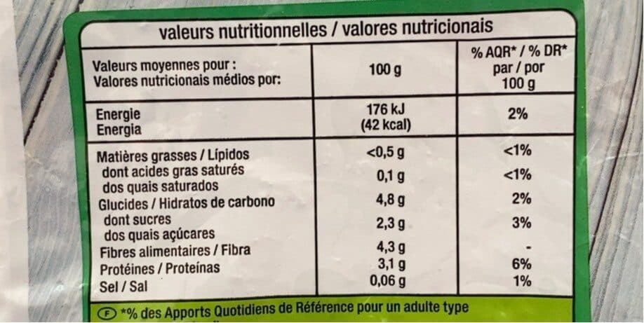 Auchan Choux de bruxelles packshot