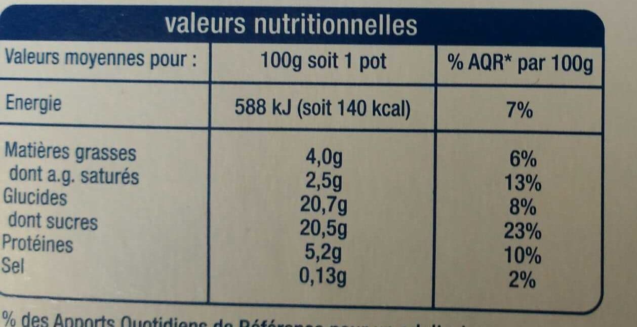 Auchan AUCHAN COEUR Crème caramel packshot