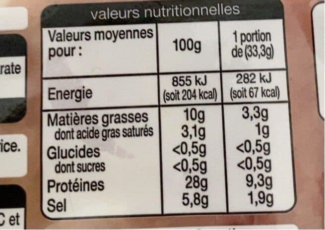 Auchan Prosciutto packshot