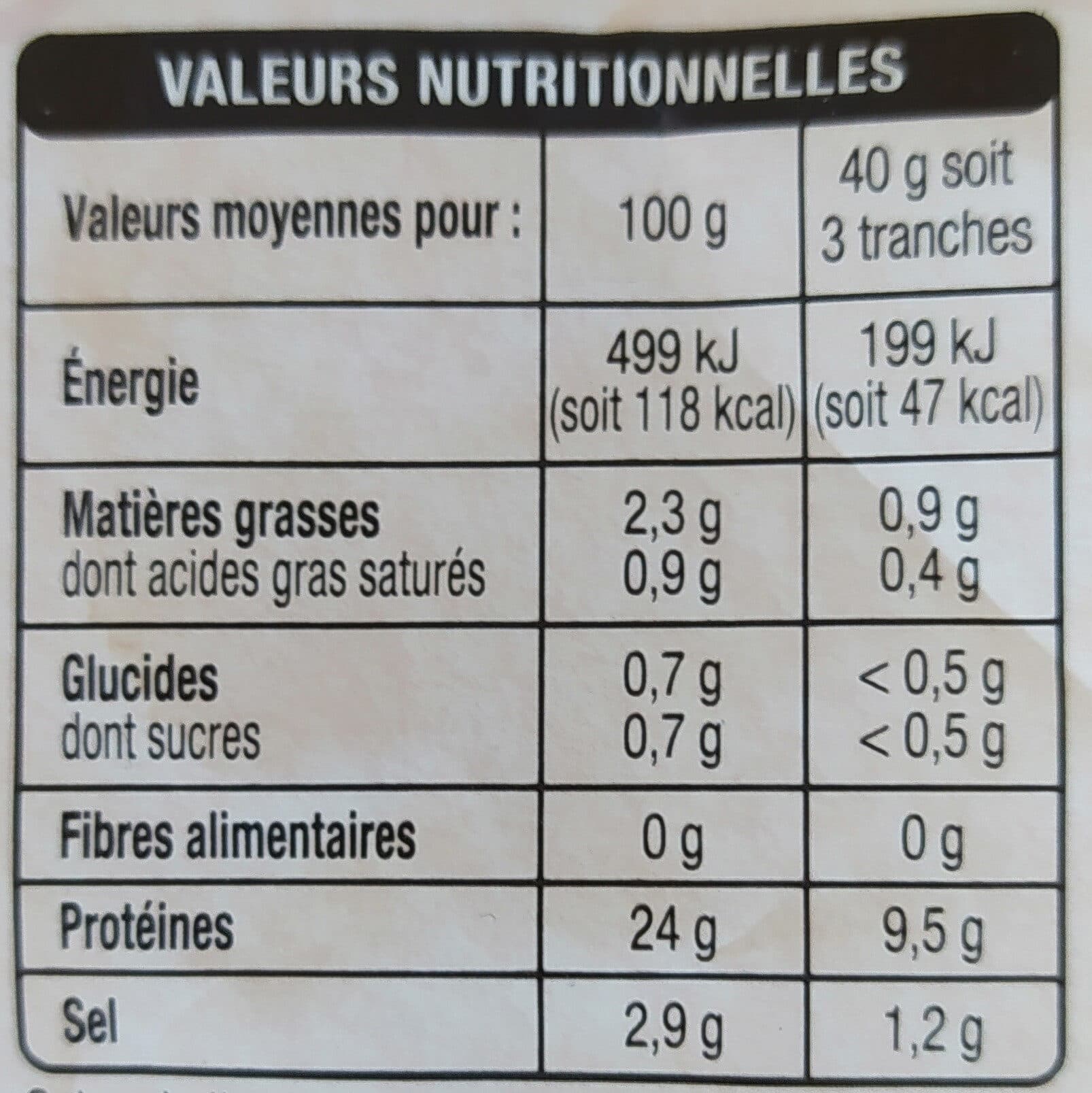 Auchan Filet de bacon packshot
