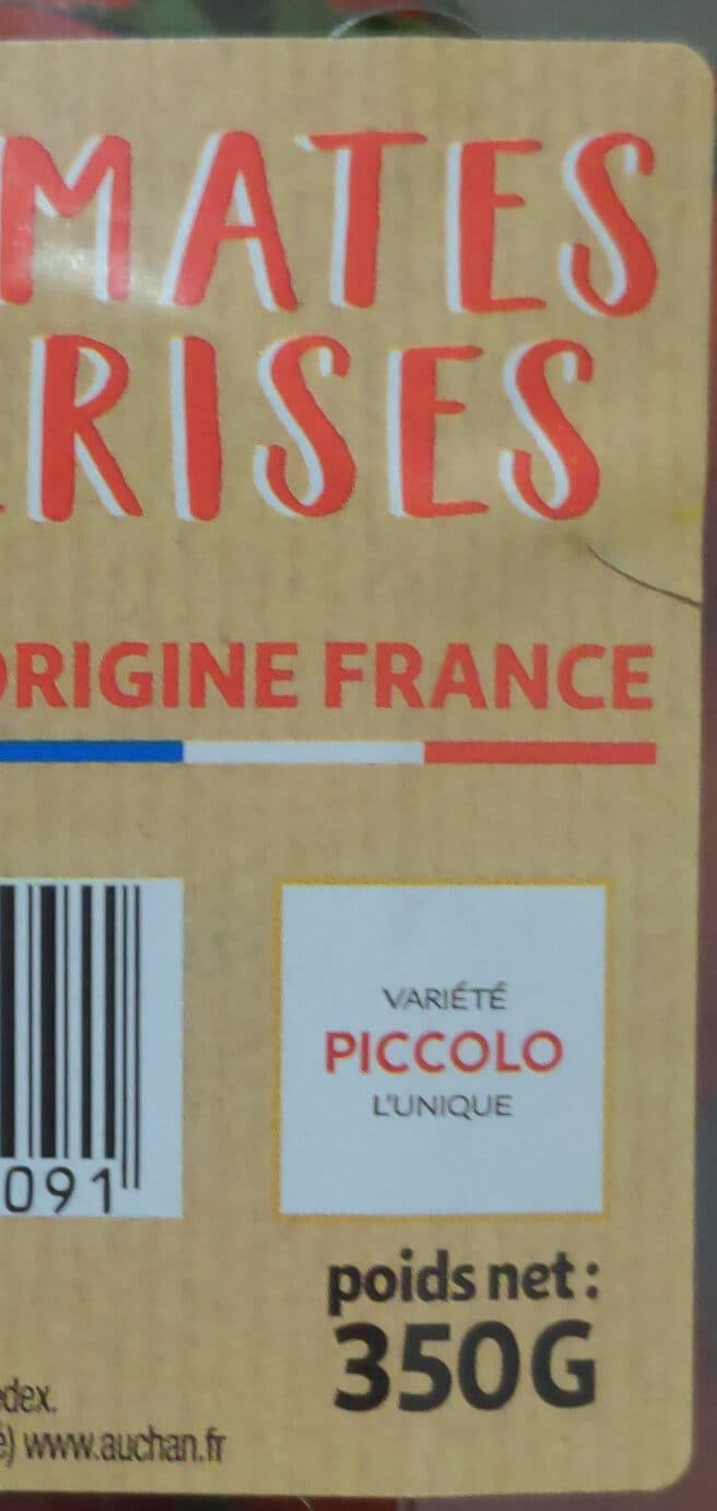Auchan Rik & Rok Minis tomates packshot