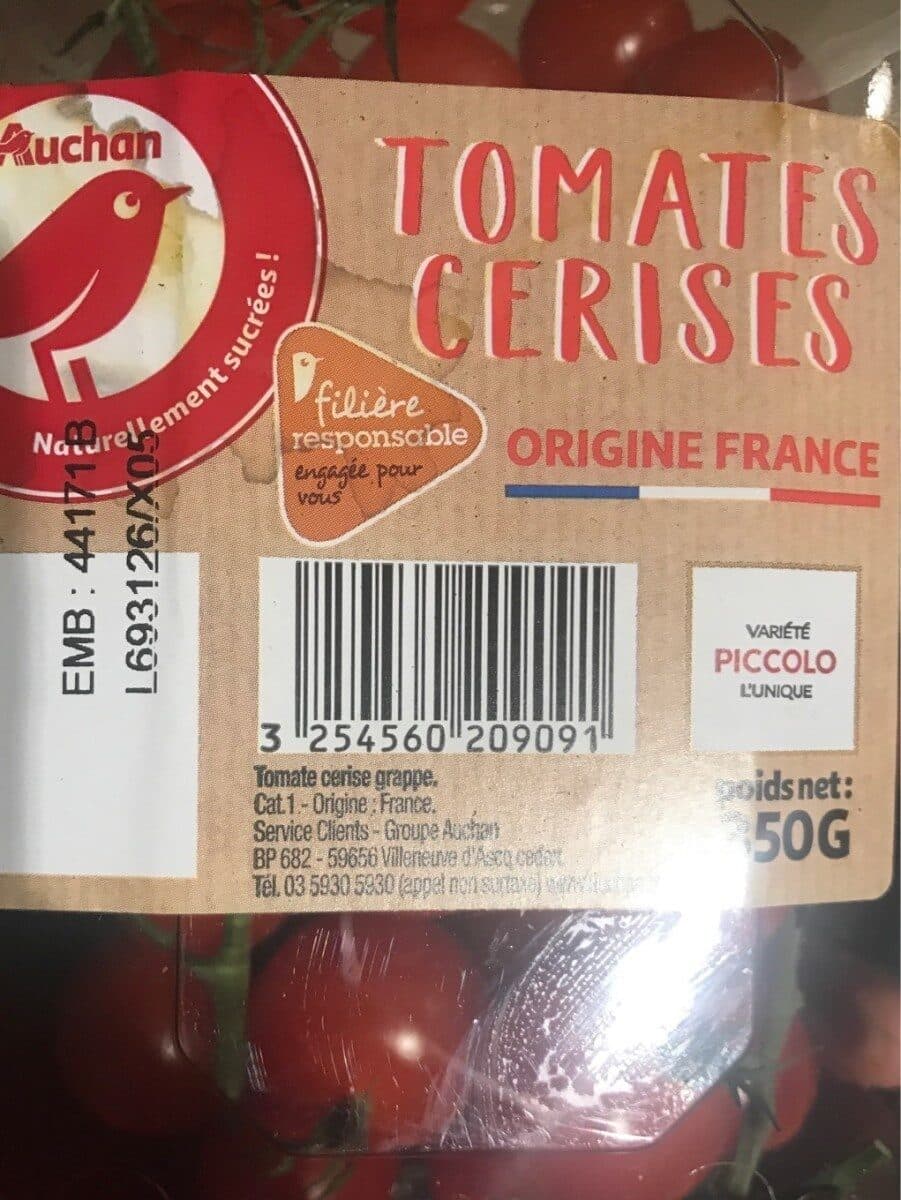 Auchan Rik & Rok Minis tomates packshot
