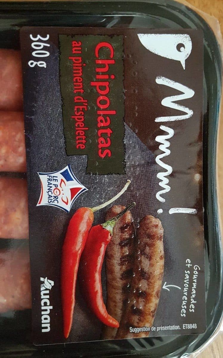Mmm! Chipolatas au piment d'espelette Mmmm! packshot