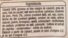 Auchan Mousse de Canard au Porto packshot