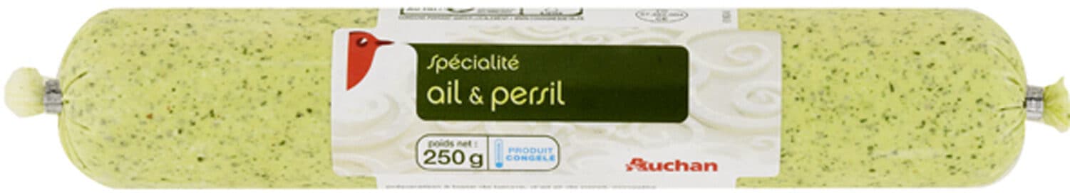 Auchan Spécialité au beurre ail et persil packshot