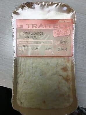 Le Traiteur Auchan Gratin dauphinois à la creme packshot