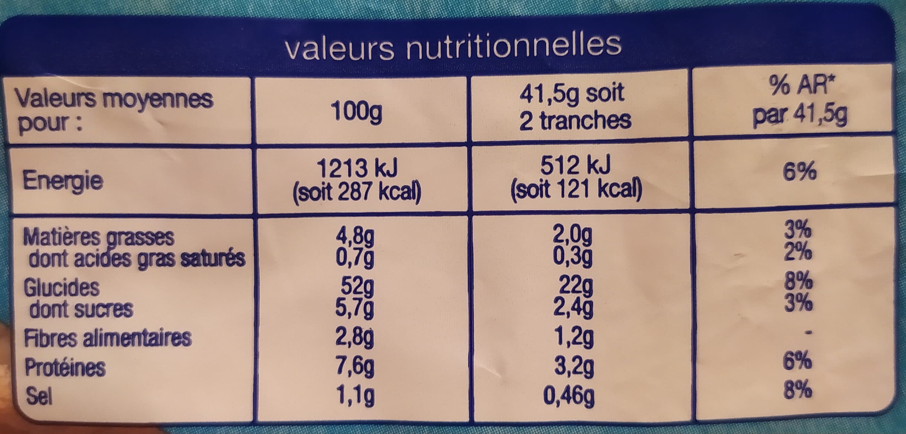 Auchan Pain de mie Classic Nature packshot