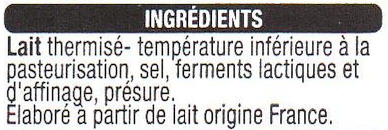 Auchan Le Camembert moulé à la louche packshot