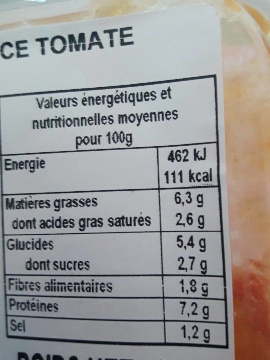Open Food Facts Boulettes au boeuf et sauce tomate packshot